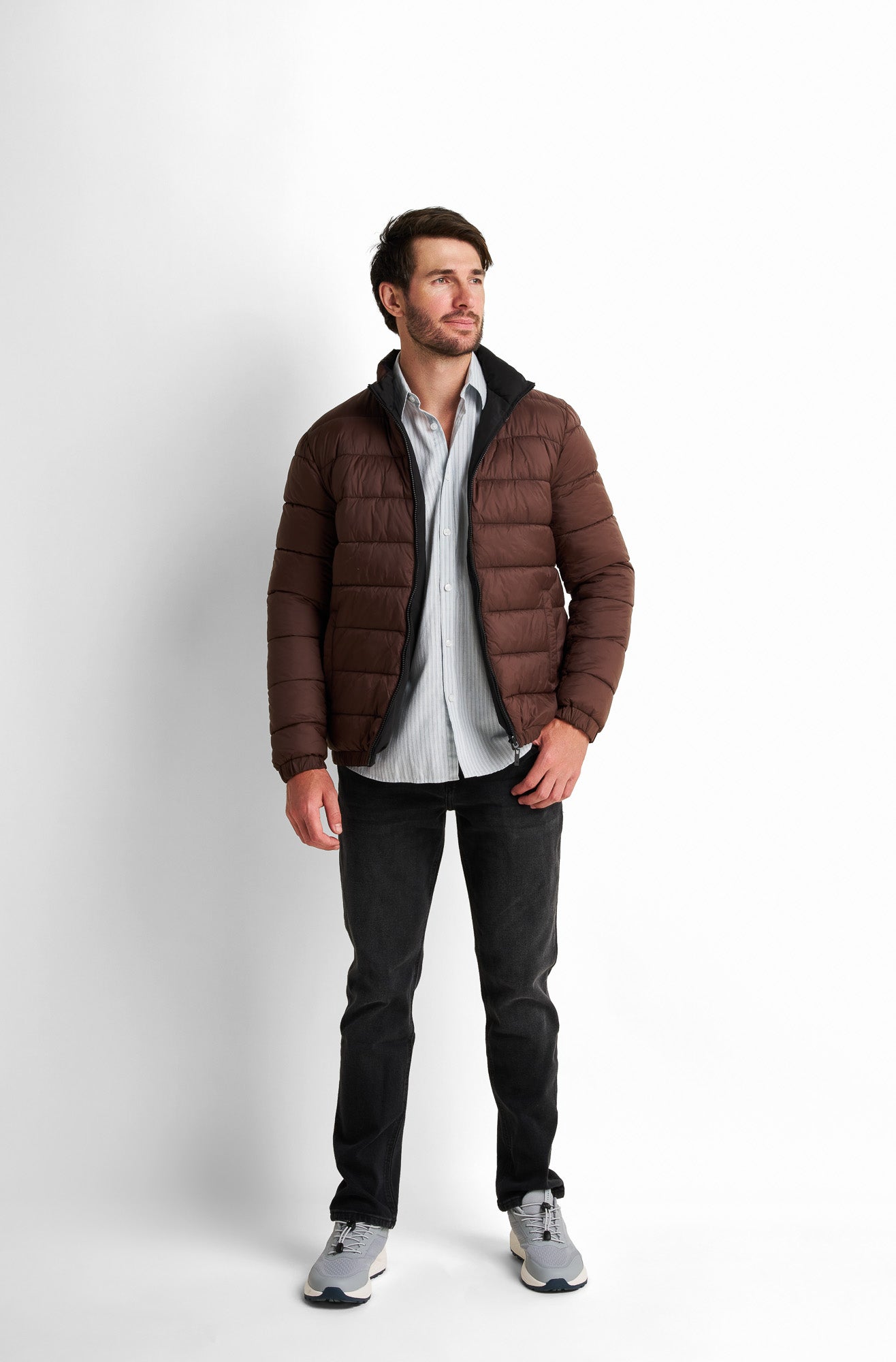Quilted Collared Jacket
