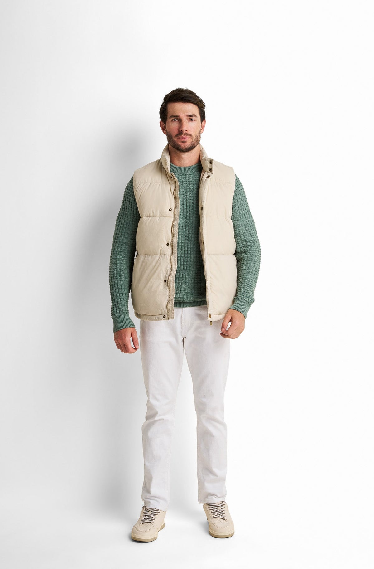 Quilted Drawstring Vest