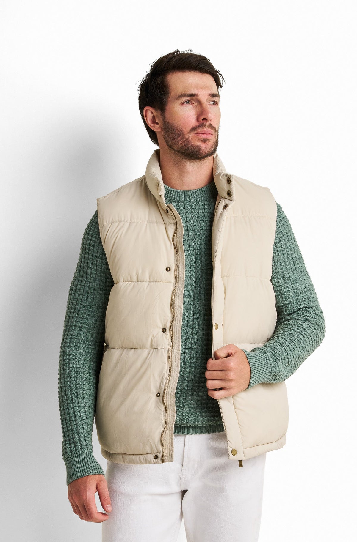Quilted Drawstring Vest