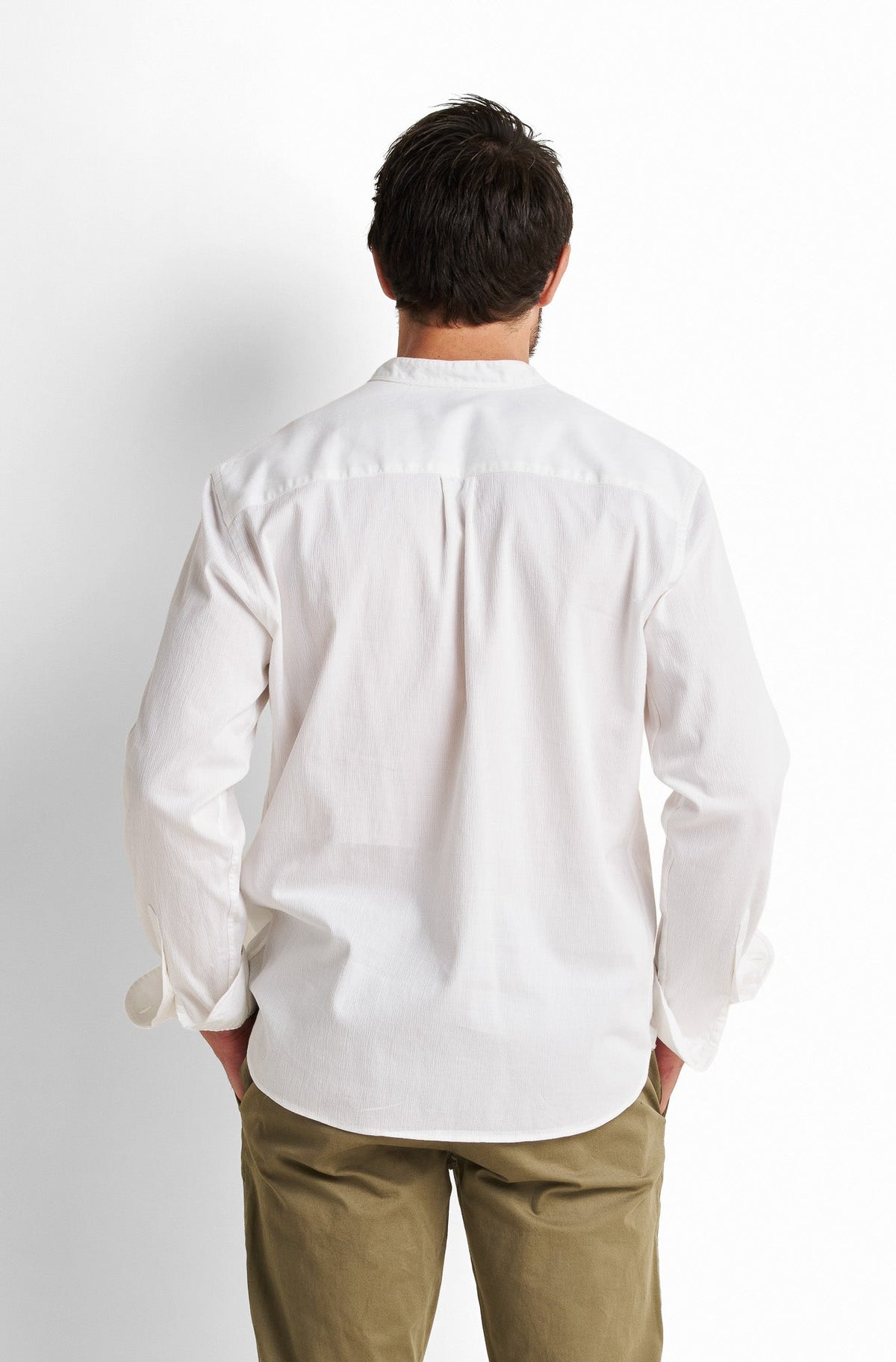 Pleated Collared Shirt