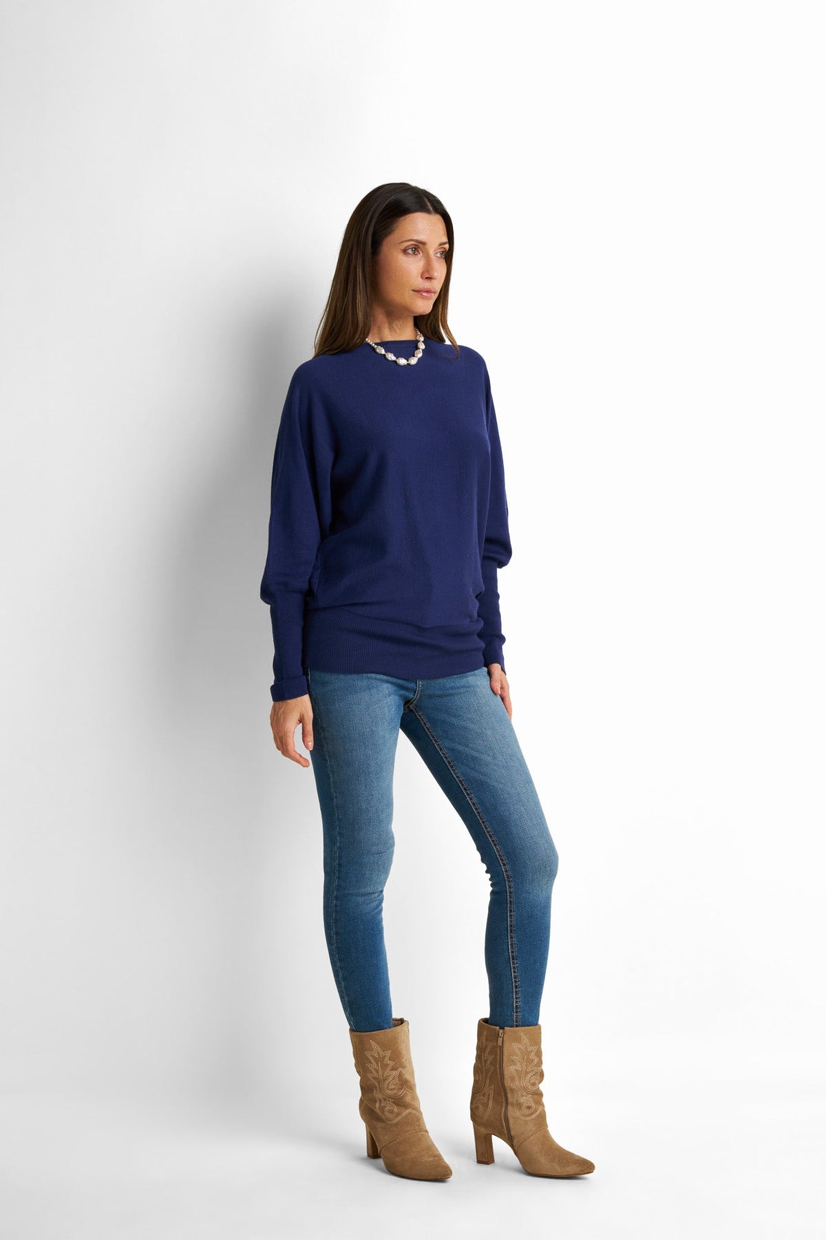 Relaxed-Fit Drop-Shoulder Pullover