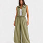 Olive Zip Vest