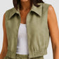Olive Zip Vest