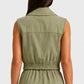 Olive Zip Vest